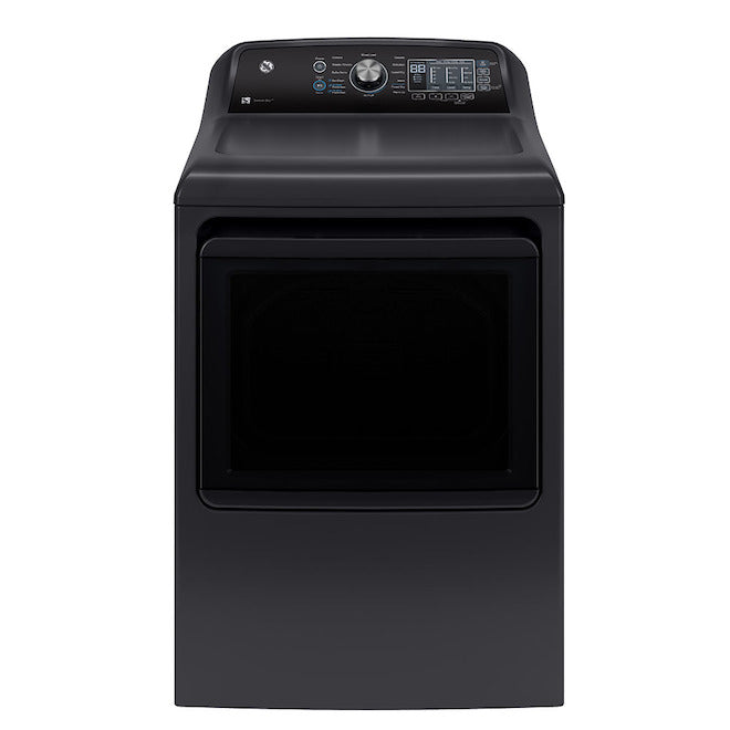 GE 27'' 7.4 pi. cu Sécheuse - EnergyStar - Wifi - Gris Diamant - GTD69EBPTDG - Boîte Ouverte