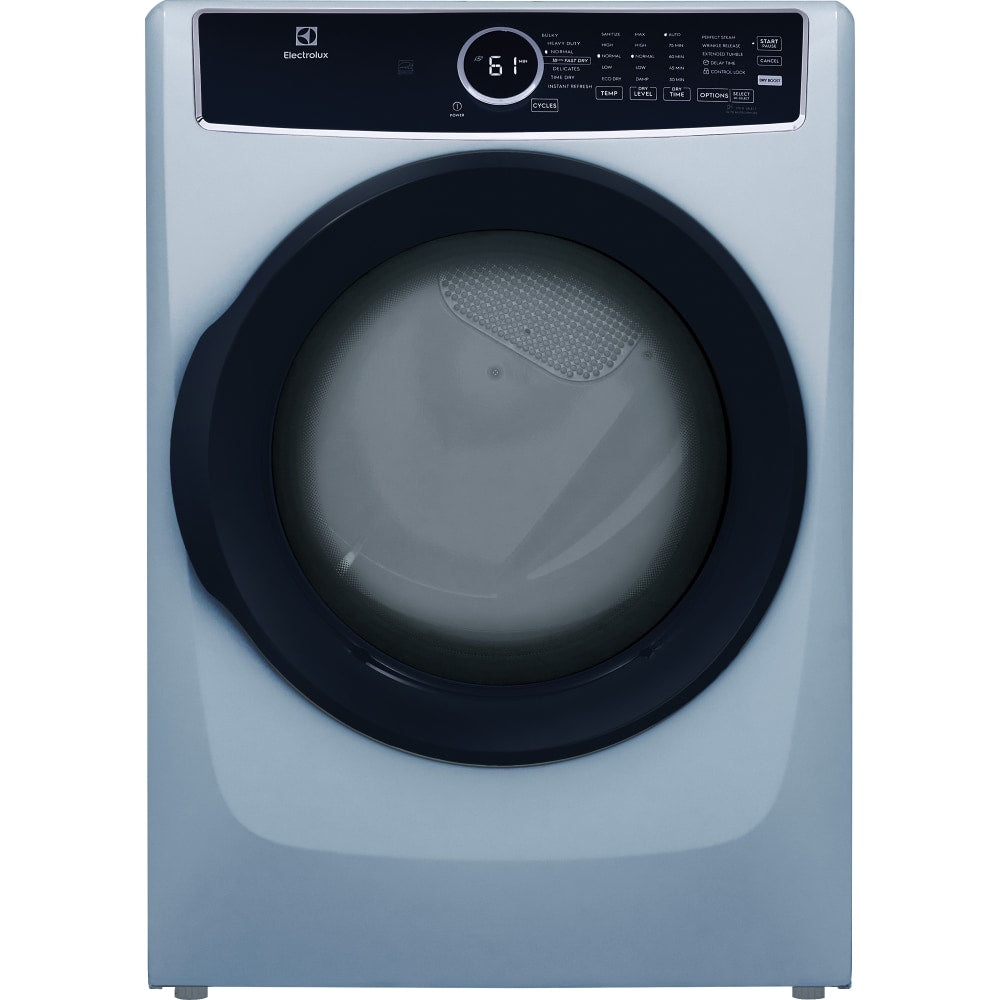 Electrolux 27'' 8.0 pi. cu Sécheuse - Frontal - Bleu - ELFE743CAG - Boîte Ouverte