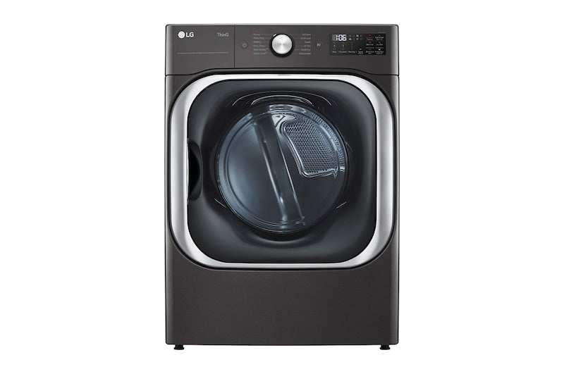 LG 27'' 9 pi cu. Sécheuse Frontale - Energy Star - WiFi - Noir Inox - DLEX8900B - Boite Ouverte