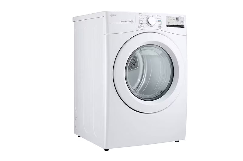 LG 27” Sécheuse électrique 7,4 pi³ à capteurs – Blanc – DLE3400W – Boîte ouverte